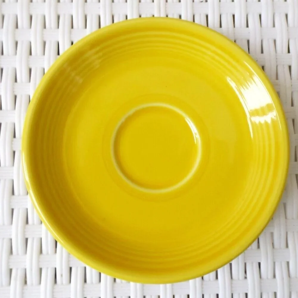 Fiestaware Marigold orange 6 inch saucer discontinued 2012